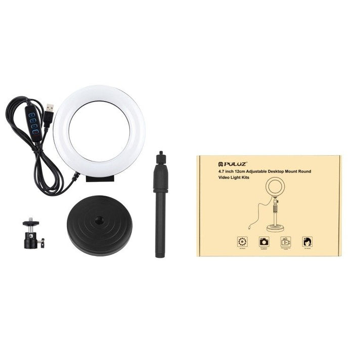 Ring LED lamp Puluz with adjustable base PU391