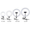 Ring LED lamp Puluz with adjustable base PU391
