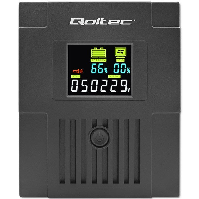 Uninterruptible Power Supply System Interactive UPS Qoltec 53770 900 W