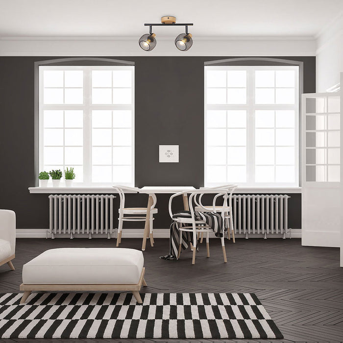 SPOT 2XE14 BEECH RABALUX GRENDEL