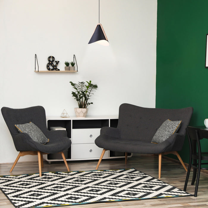 PENDANT E27 BLACK RABALUX NEVA