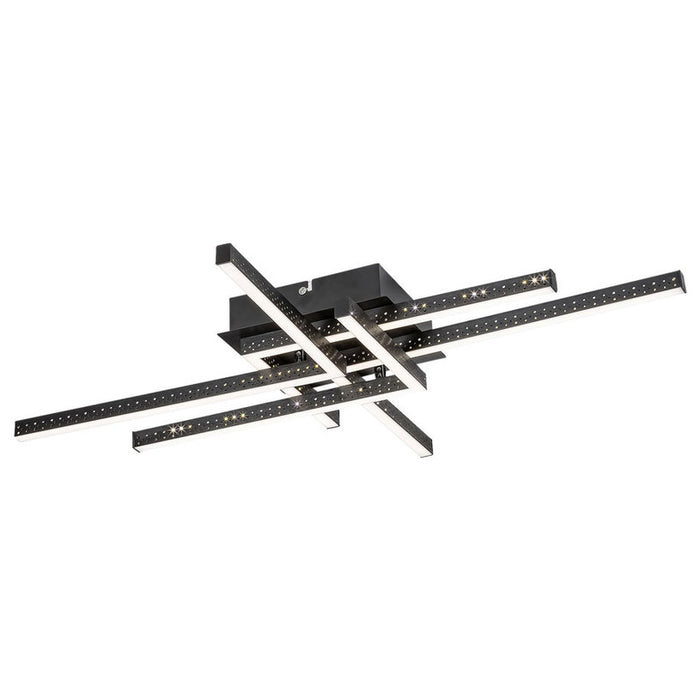LED CEILING LAMP 35W 4K BLACK RABALUX CASIMIR