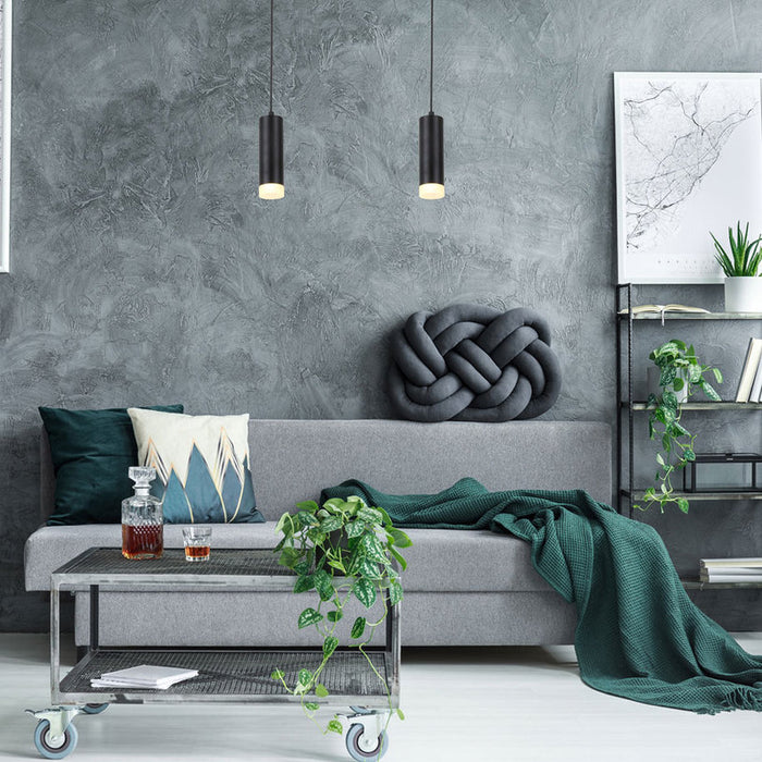 PENDANT GU10 BLACK/WOOD RABALUX TORAS