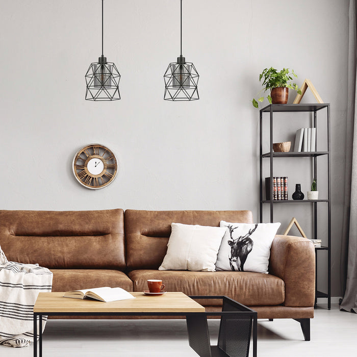 PENDANT E27 BLACK RABALUX EMRYS