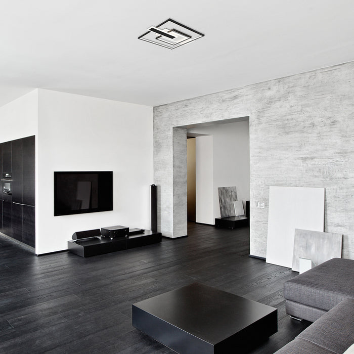 LED CEILING LAMP 50W 4000K BLACK RABALUX HERKULES