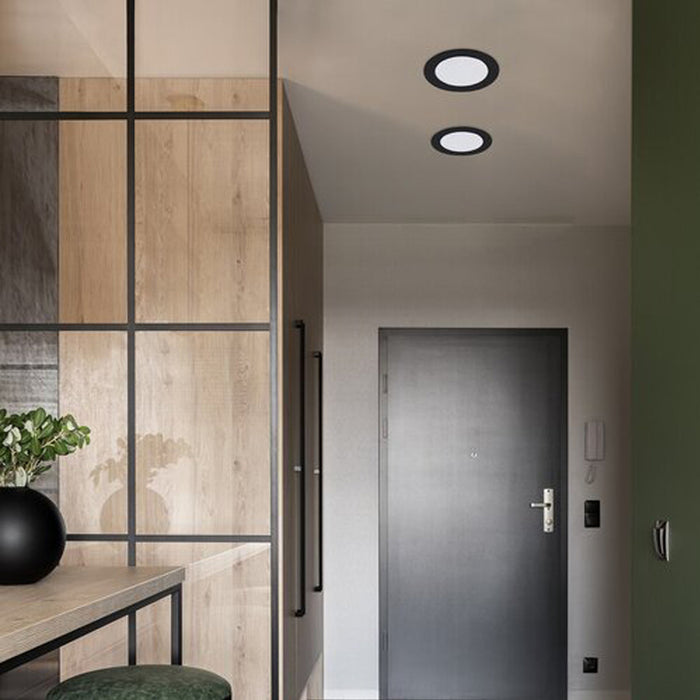 LED PANEL 12W 4000K BLACK RABALUX SHAUN