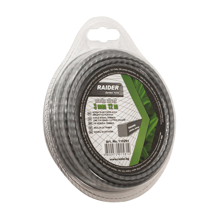 CORD FOR MOWING PROFILE SQUARE 3.0MMX12M RAIDER