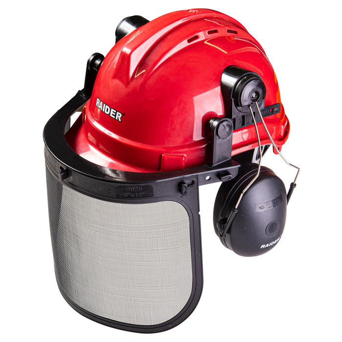 HELMET NET AND EAR EAR SAFETY RAIDER RD