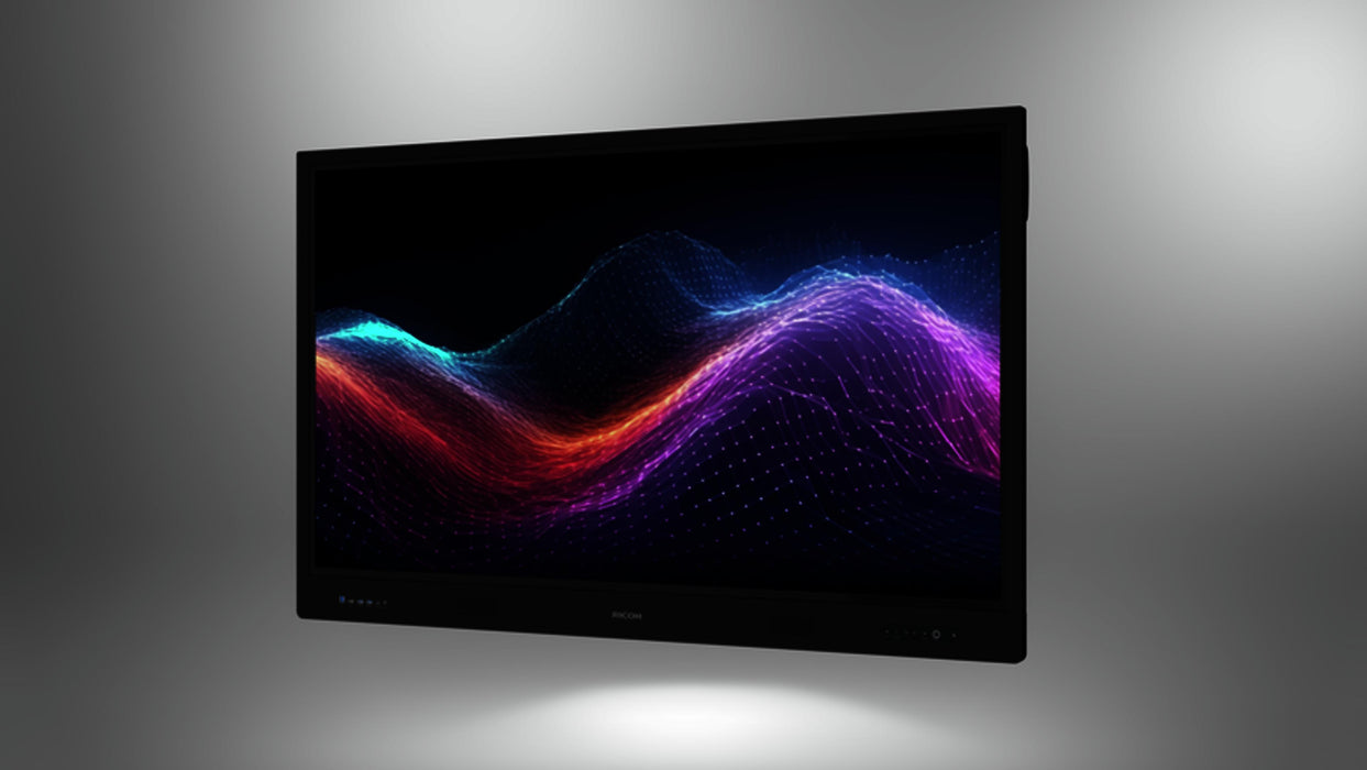 Interactive display RICOH A7510, 75", 3840 x 2160, HDMI, DP, Android 13, USB, Multi-touch, Black