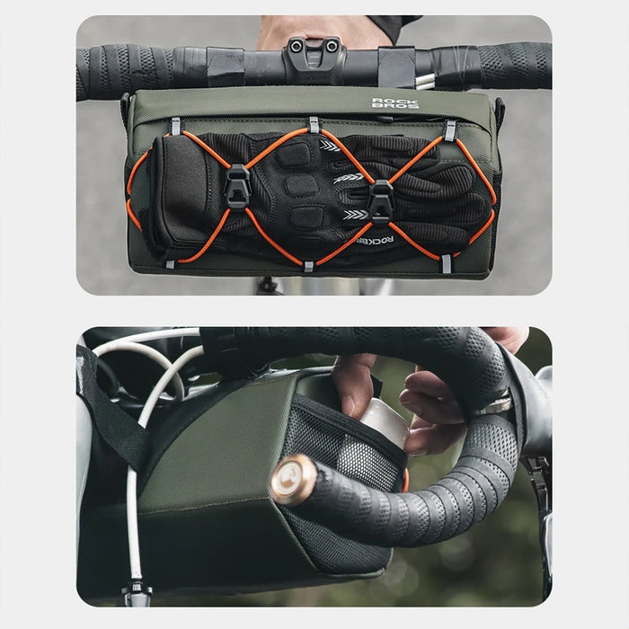 Rockbros 30110054001 bicycle handlebar bag 2.2 l - green