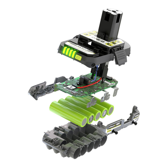 BATTERY AND CHARGER 18 V 2 AH RYOBI ONE+ RC18115-120L