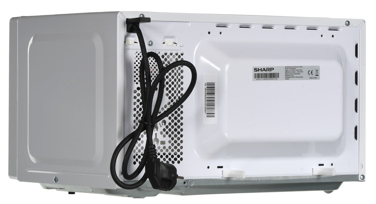 Sharp YC-MG02E-W microwave Countertop 20 L 800 W Blue, White