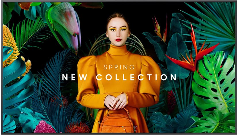 SAMSUNG 43inch UHD/4K 16:9 QM43C Slim-LED 500nits Speakers 2x10W black 3xHDMI 2.0 DP 1.2 USB 2.0 x 2 Ethernet WiFi Dualband BT