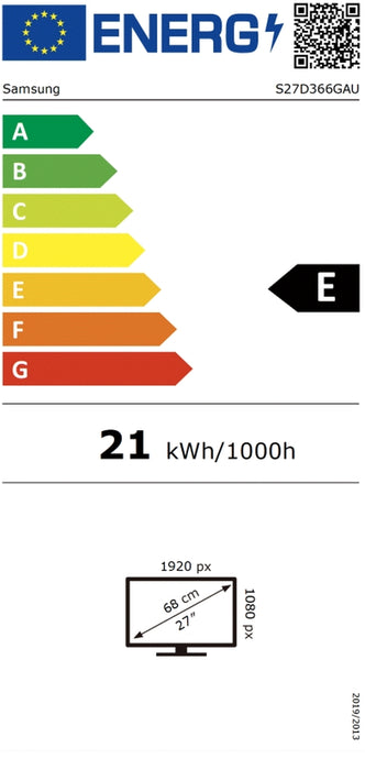 Samsung LS27D366 27" VA LED, 1920x1080, 250cd/m2, HDMI 1.4, Black