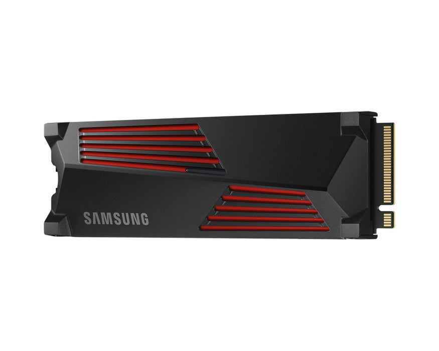 Samsung SSD 990 PRO 2TB Heatsink PCIe 4.0 NVMe 2.0 M.2 V-NAND 3-bit MLC, 256-bit Encryption, Read 7450 MB/s Write 6900 MB/s