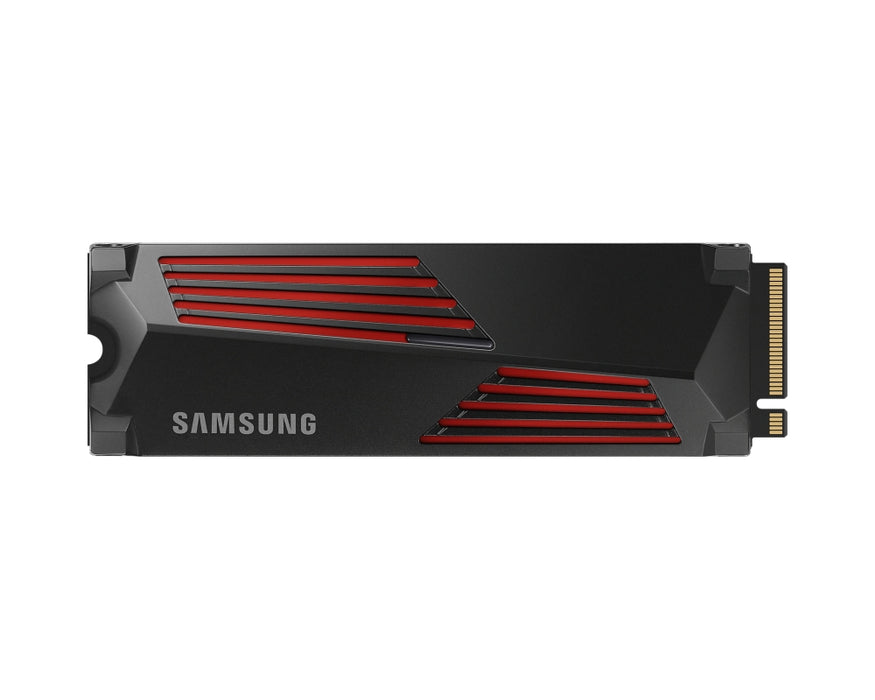 Samsung SSD 990 PRO 2TB Heatsink PCIe 4.0 NVMe 2.0 M.2 V-NAND 3-bit MLC, 256-bit Encryption, Read 7450 MB/s Write 6900 MB/s
