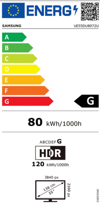 TV Samsung UE55DU8072UXXH
