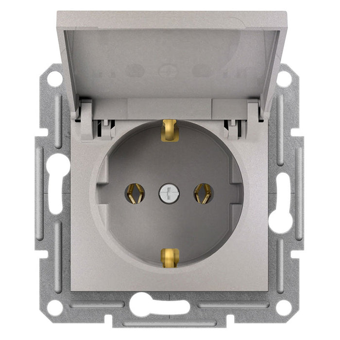 CONTACT SINGLE WITH COVER BRONZE SCHNEIDER ASFORA