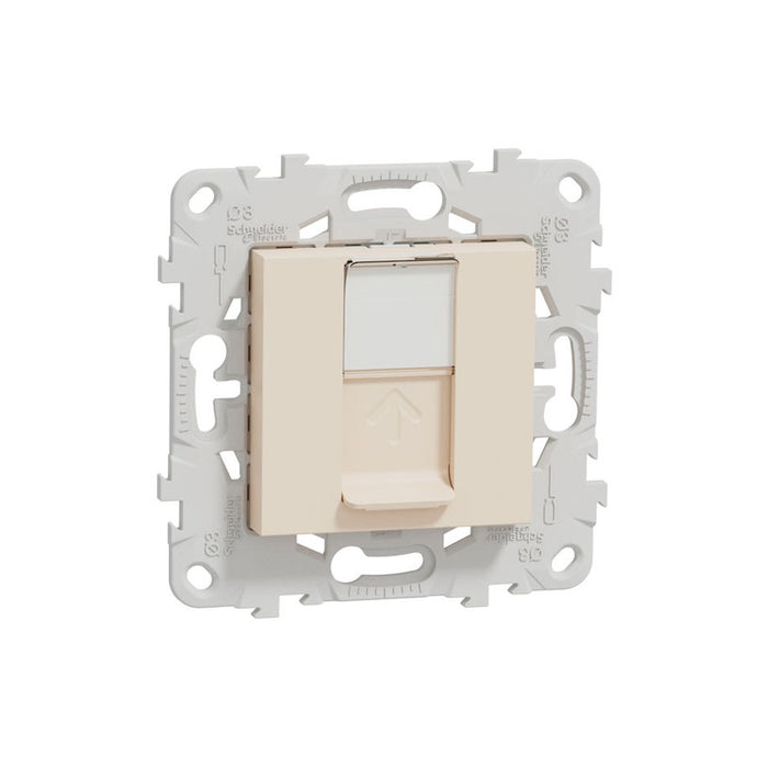 SOCKET RJ45 2 MODULE IVORY SCHNEIDER UNICA (NU541144)
