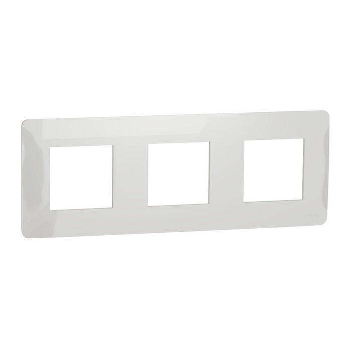 TRIPLE FRAME WHITE SCHNEIDER UNICA (NU200618)