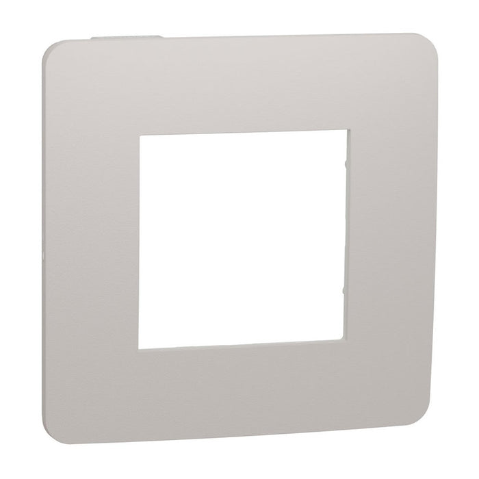 SINGLE FRAME GRAY WITH WHITE EDGE SCHNEIDER UNICA (NU280224)