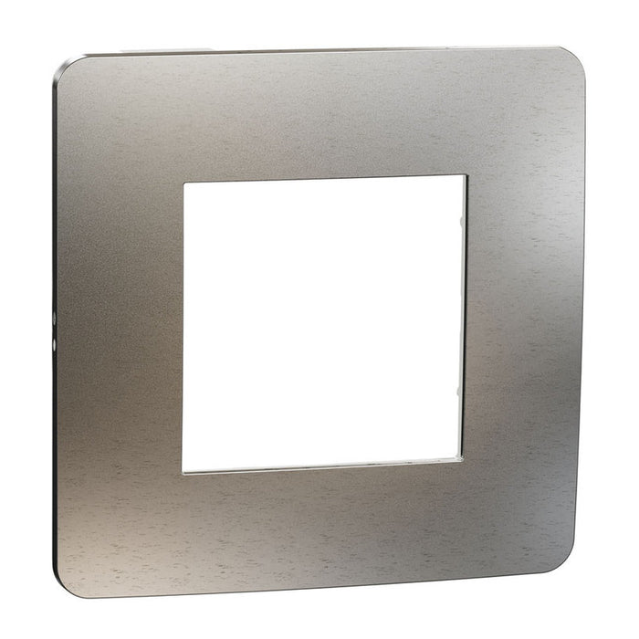 SINGLE FRAME LIGHT ALUMINUM SCHNEIDER UNICA (NU280255M)