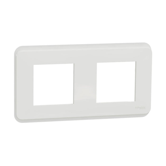 DOUBLE FRAME WHITE SCHNEIDER UNICA (NU400418)