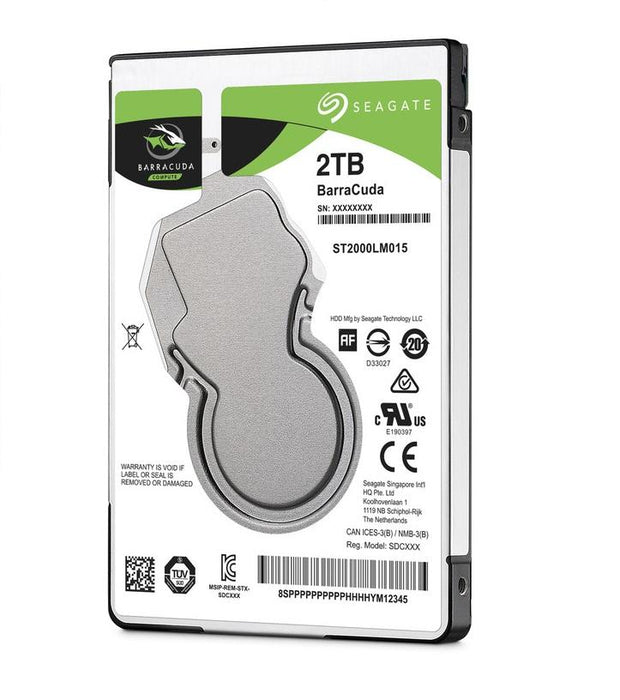 SEAGATE laptop hard drive, 2 TB, 128MB, SATA, ST2000LM015