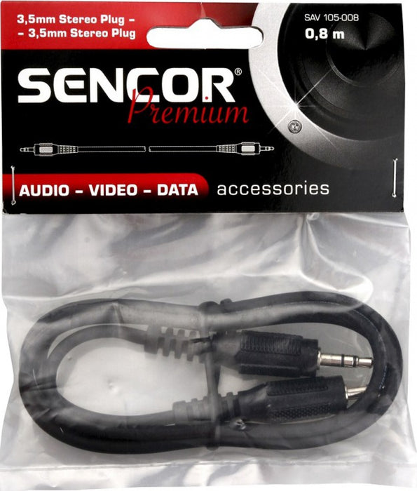 Cable Sencor SAV 105-015 3.5MM STEREO JACK - 3.5MM STEREO JACK, 1.5M
