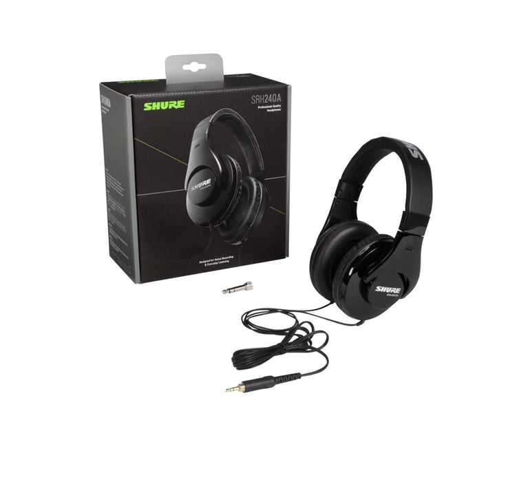Shure SRH240A-EFS Headphones Wired Black