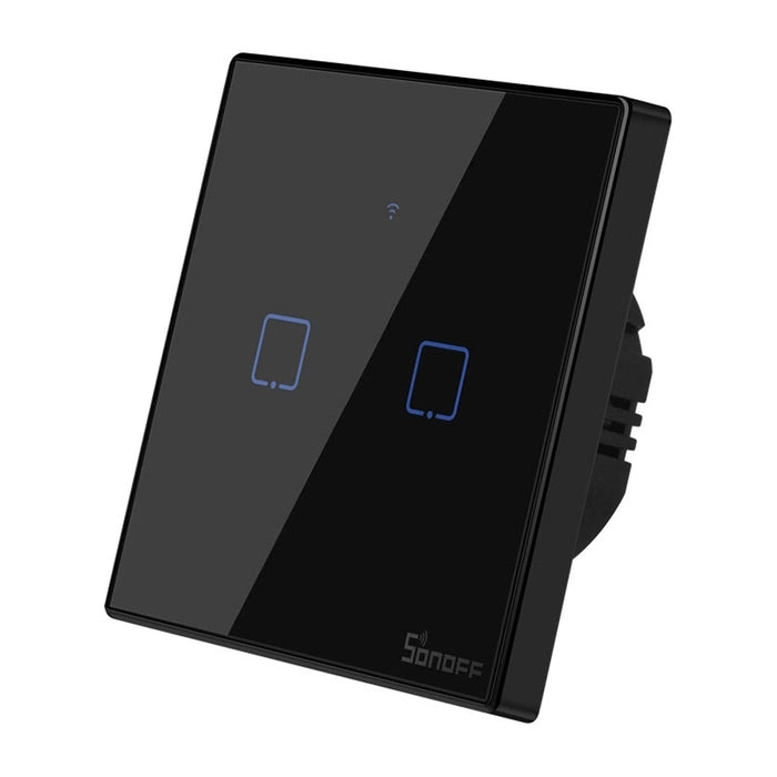 Touch light switch WiFi + RF 433 Sonoff T3 EU TX (2-channel)