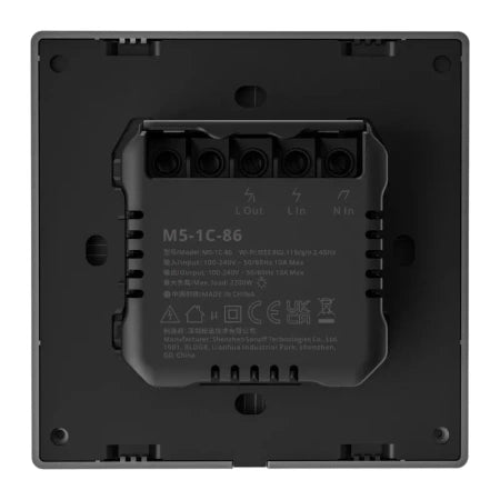 Smart Scene Wall Switch WiFi Sonoff M5 1C (1-channel)