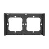 Frame for switch M5 80 double 2-fold SONOFF M5-2C-80-F (graphite/black)