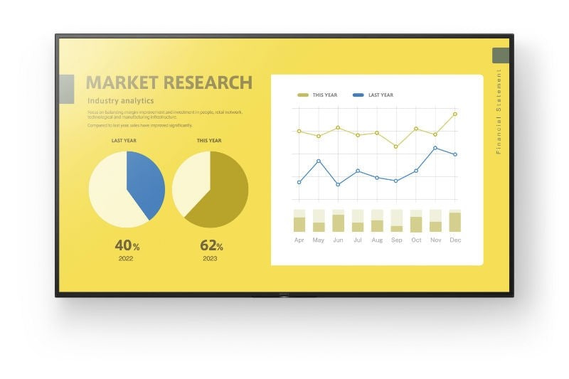 SONY FW-75EZ20L 75inch Professional Display Rated For 16/7 Operation With Essential Professional Functions
