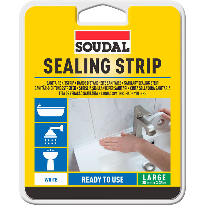 SANITARY SEALING TAPE 38 MM X 3.35 M SOUDAL