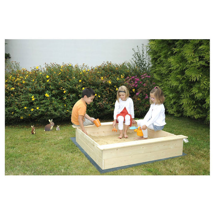 CHILDREN'S SANDBOX WITH COVER SOULET 118X118X21CM