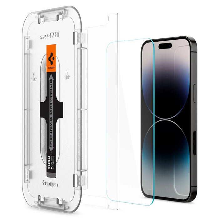 Spigen Glas.tR EZ Fit Tempered Glass for iPhone 14 Pro Max - 2 pcs.