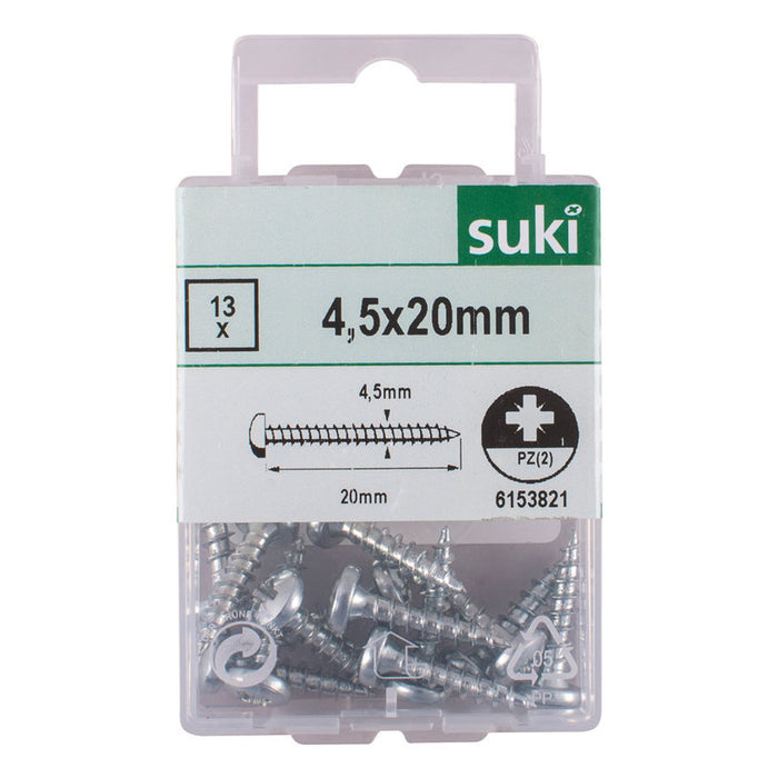 WOOD SCREW 4.5X20 MM SUKI 13 PCS