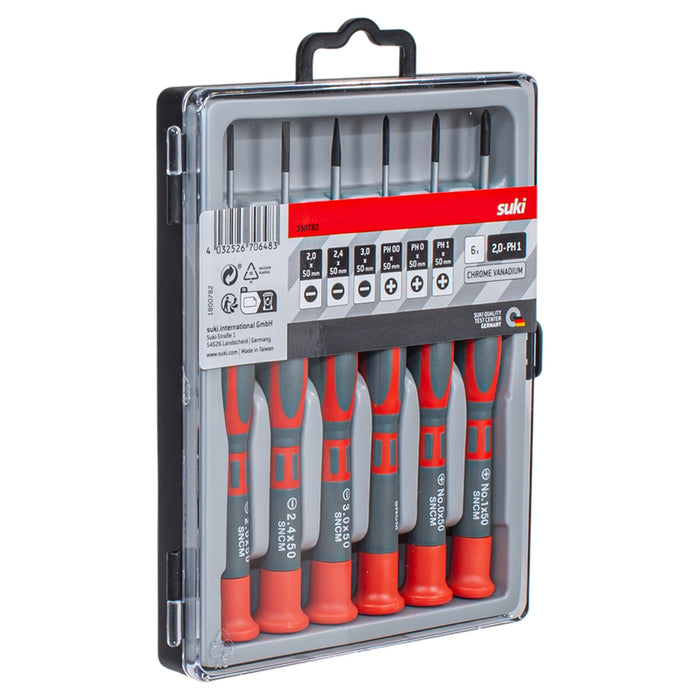 SET OF PRECISION SCREWDRIVERS 6 PCS. SUKI