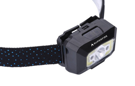Superfire X30 headlamp, 340 lm, USB, 5 modes, 130 m