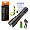 Superfire L6-H flashlight, 900 lm, 15W, USB-C, 5 modes