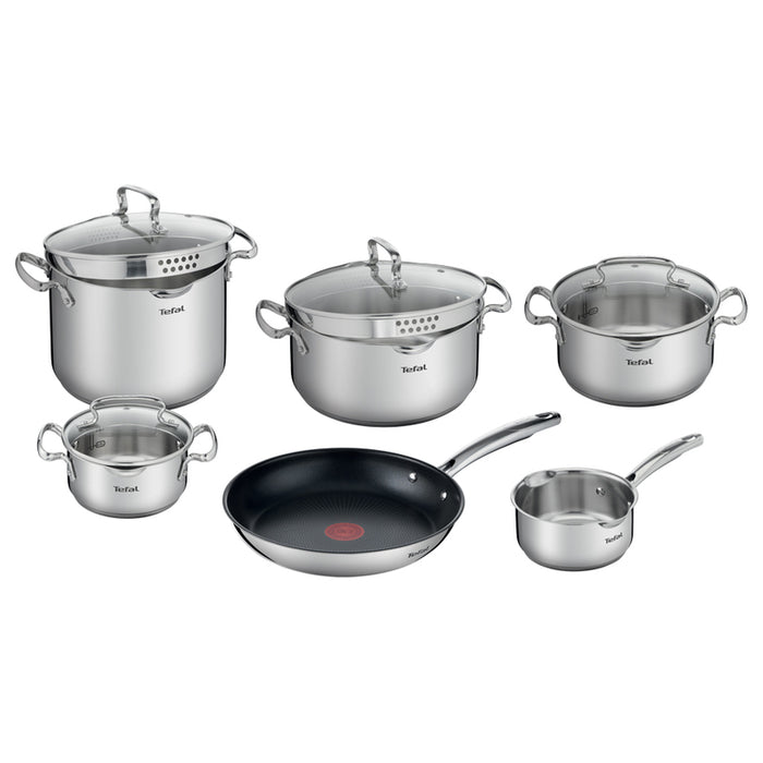 COOKWARE SET 10 PIECES TEFAL DUETTO+ G732SA55