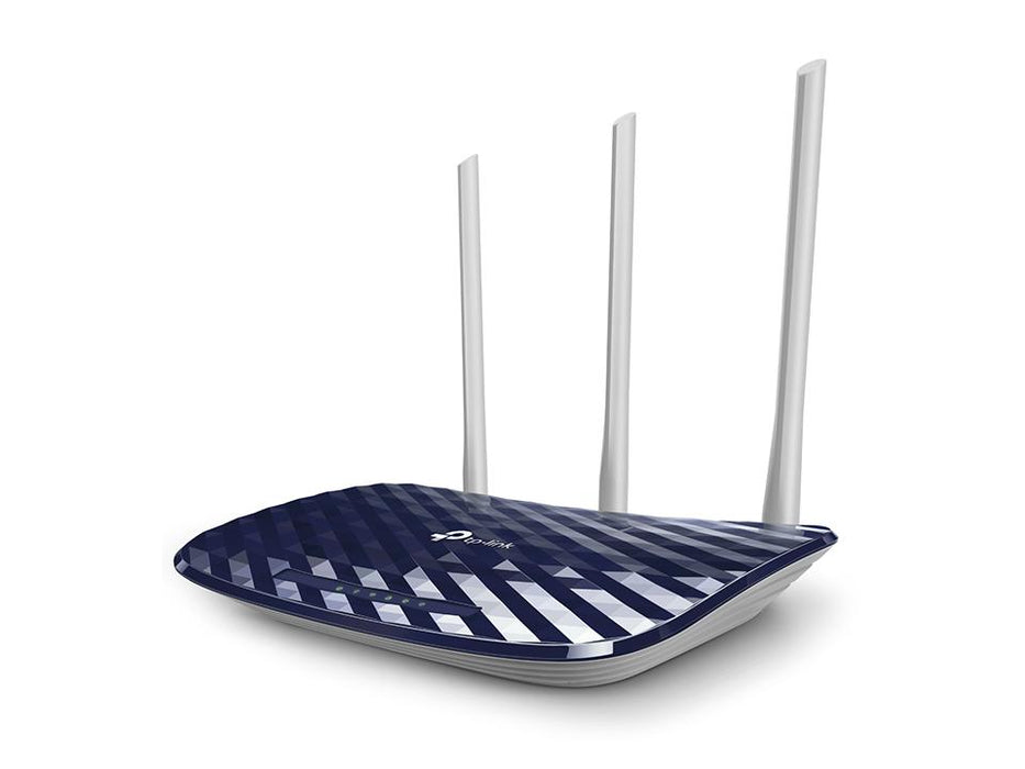 Wireless router TP-Link Archer C20 AC750, 2.4/5 GHz, 300 - 433 Mbps, 10/100