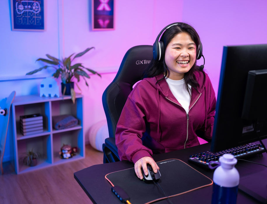 Trust GXT 922 YBAR mouse Right-hand USB Type-A Mechanical 7200 DPI