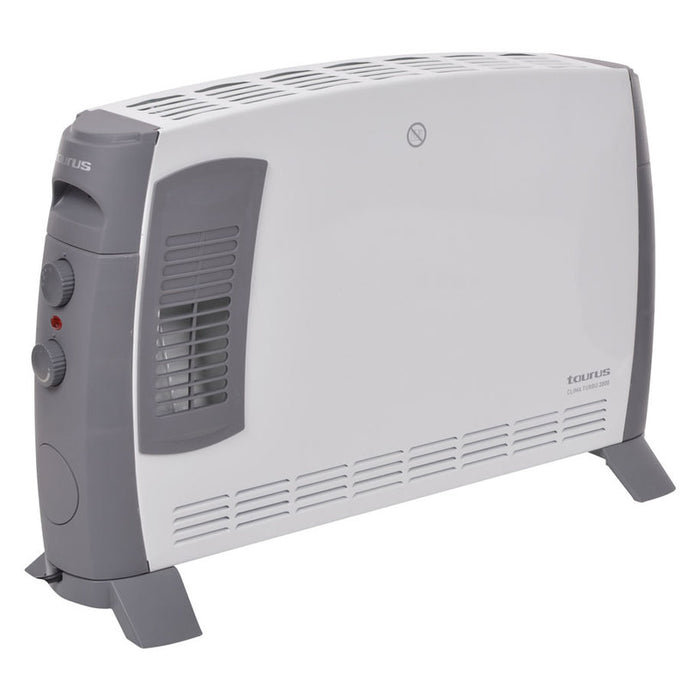 Convector TAURUS CLIMA TURBO 2000 NEW HEATED AREA UP TO 16.00 m², WHITE, 2000.0 W