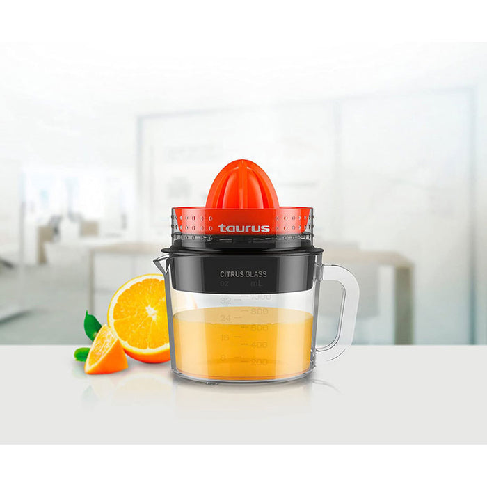 CITRUS PRESS TAURUS CITRUS GLASS 30 W, BLACK/ORANGE