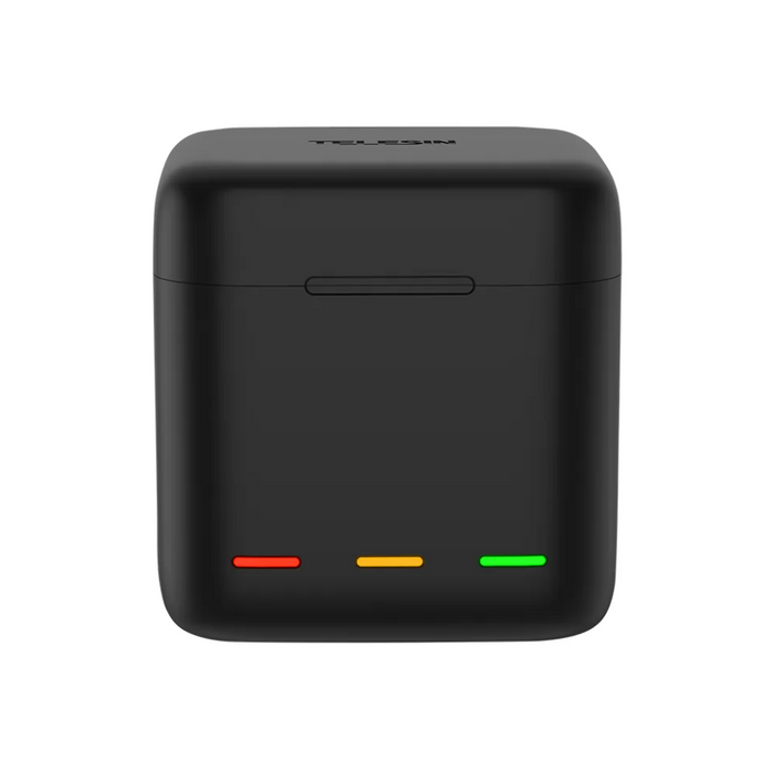 3-slot charger box Telesin  for GoPro Hero 12 / Hero 11 / Hero 10 / Hero 9