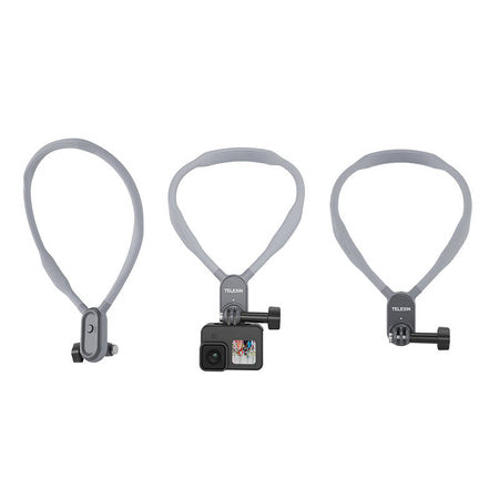 Telesin neckband with mount for sports cameras / phones (TE-HNB-001)