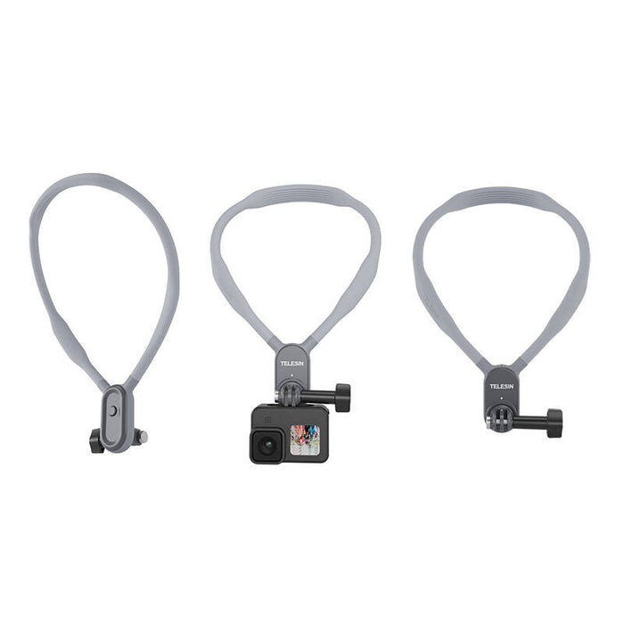 Telesin neckband with mount for sports cameras / phones (TE-HNB-001)