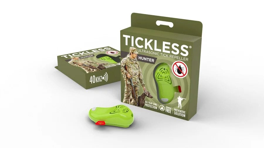 TICKLESS ultrasonic tick remover, for hunters HUNTER, green